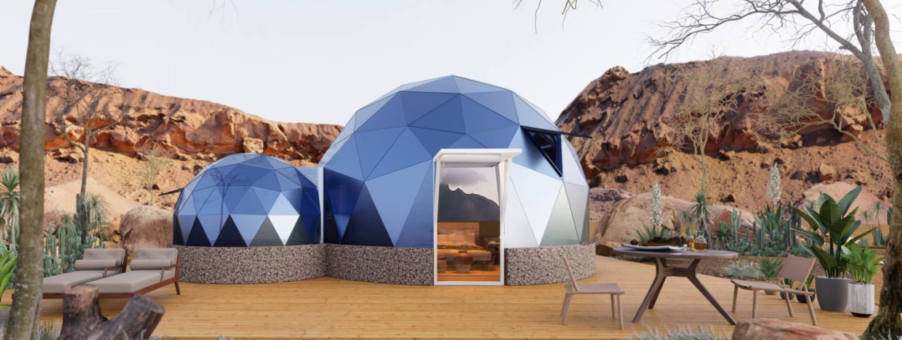 庆城县球形智能光伏玻璃星空房